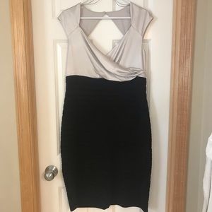 Beautiful black and white cocktail dress